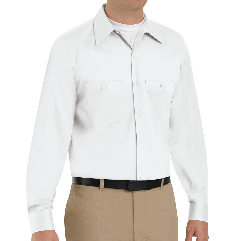 Camisa de Trabajo de Algodón Resistente a las Arrugas Manga Larga Red Kap SC30