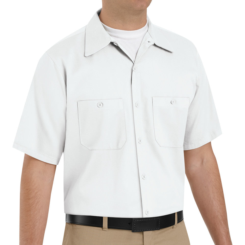 Camisa de Trabajo de Algodón Resistente a las Arrugas Manga Corta Red Kap SC40
