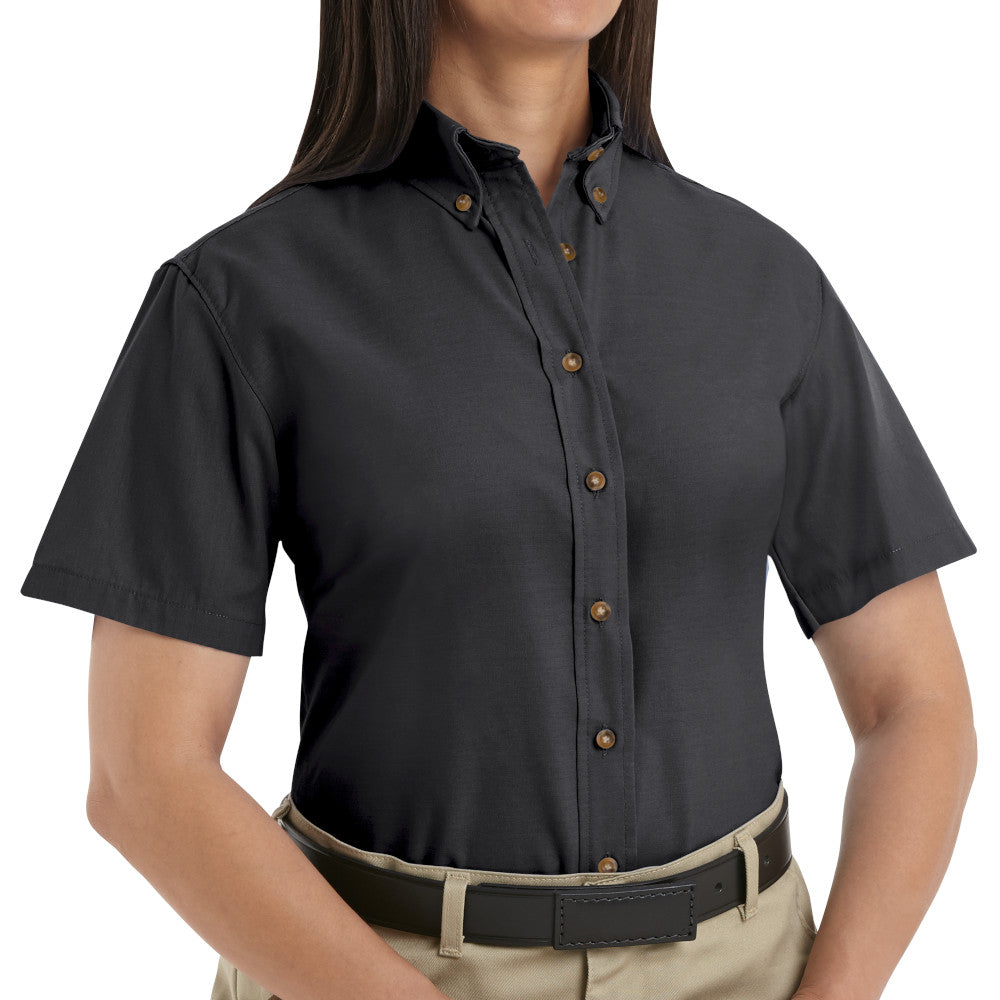 Blusa de Vestir Popelina Manga Corta Red Kap SP81