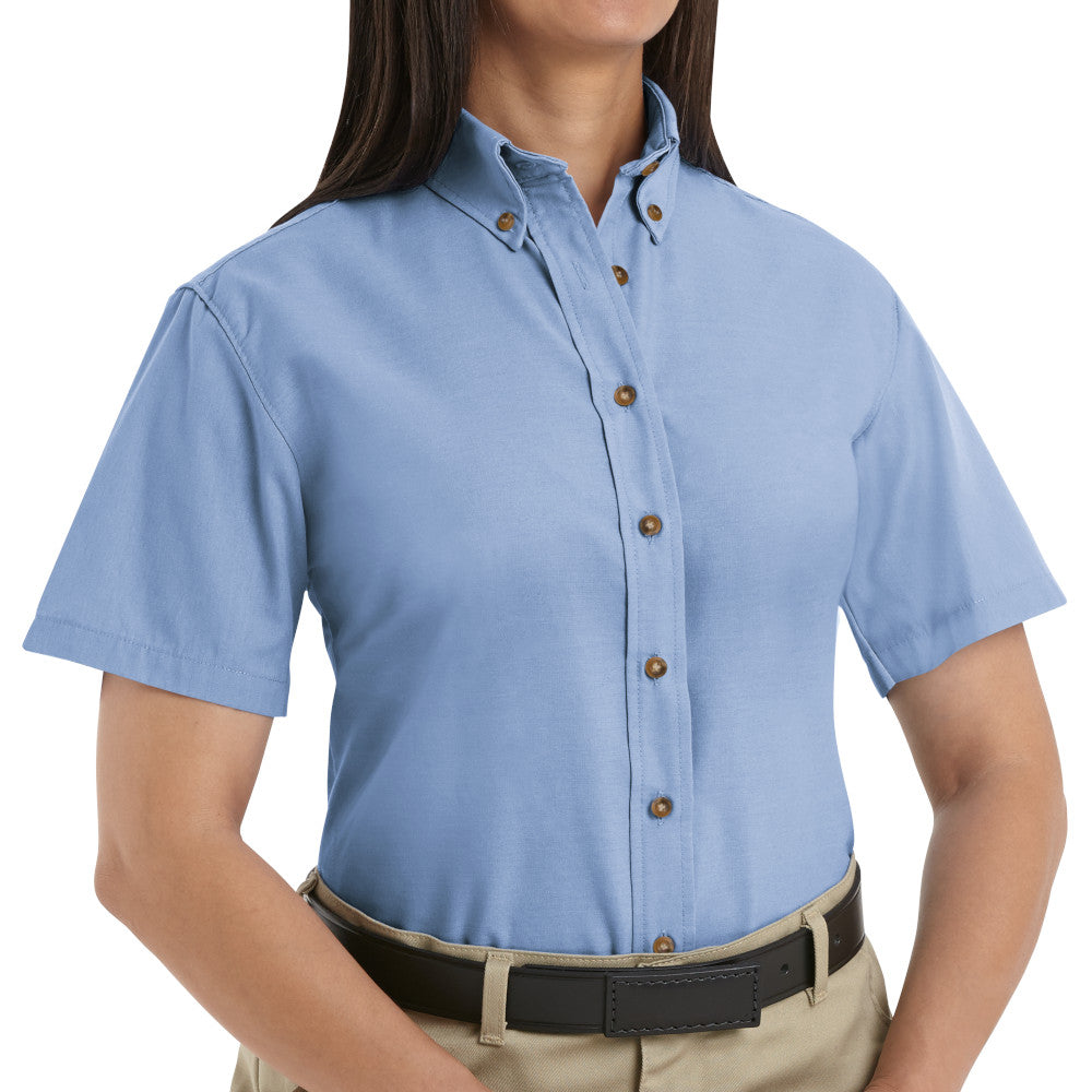 Blusa de Vestir Popelina Manga Corta Red Kap SP81