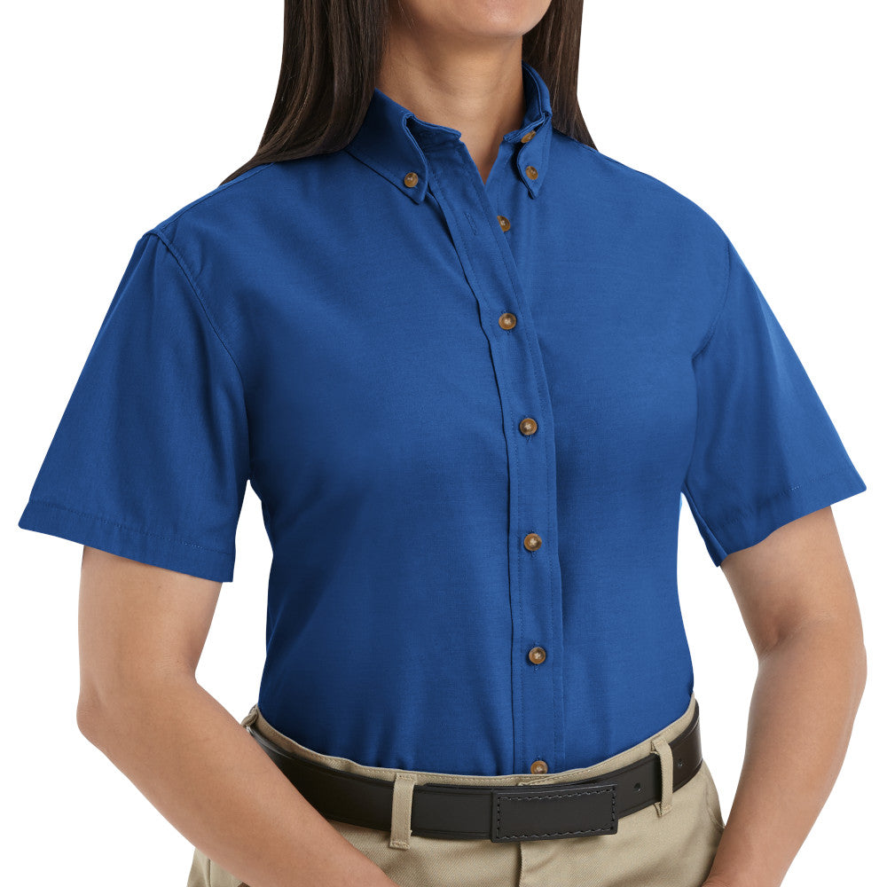 Blusa de Vestir Popelina Manga Corta Red Kap SP81