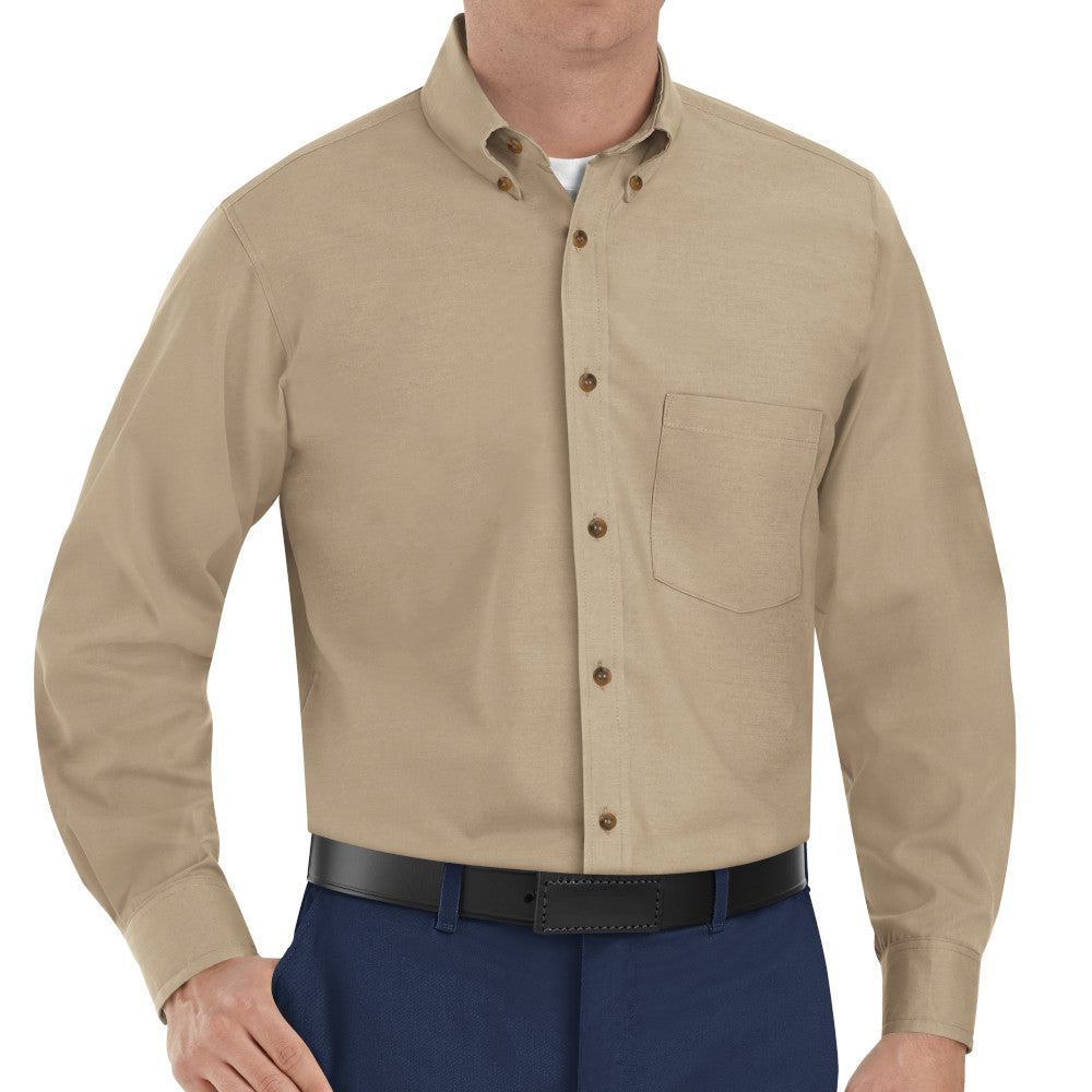 Camisa de Popelina Manga Larga Red Kap SP90