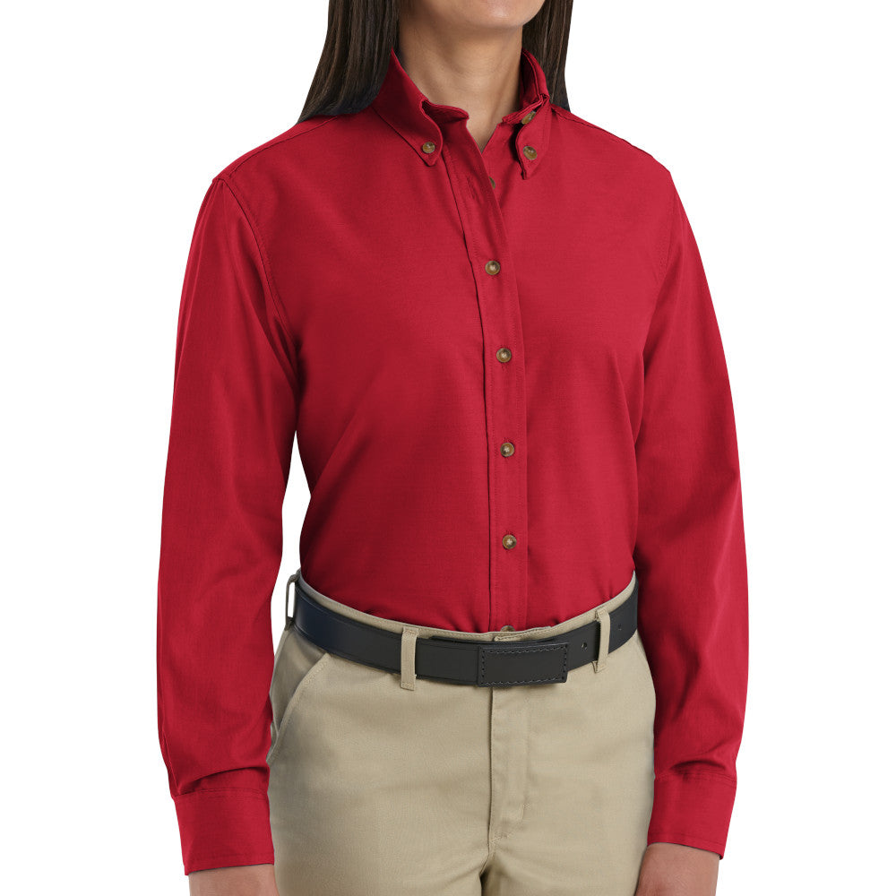 Blusa de Vestir Popelina Manga Larga Red Kap SP91