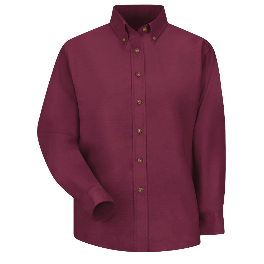 Blusa de Vestir Popelina Manga Larga Red Kap SP91