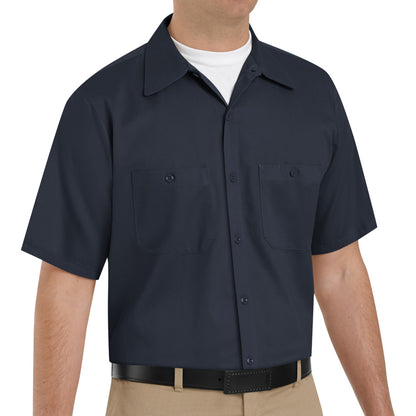 Camisa de Trabajo de Algodón Resistente a las Arrugas Manga Corta Red Kap SC40