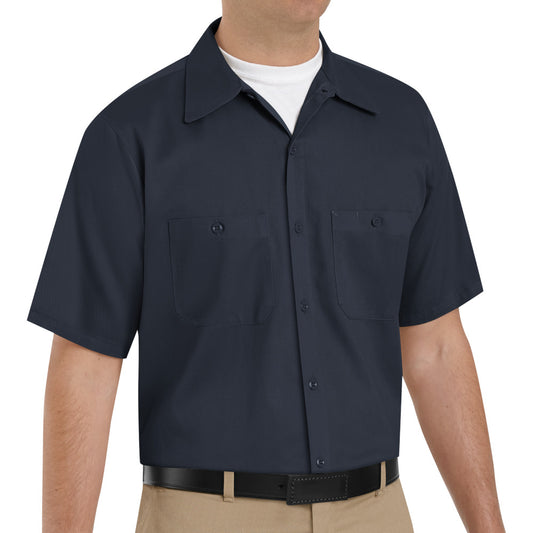 Camisa de Trabajo de Algodón Resistente a las Arrugas Manga Corta Red Kap SC40