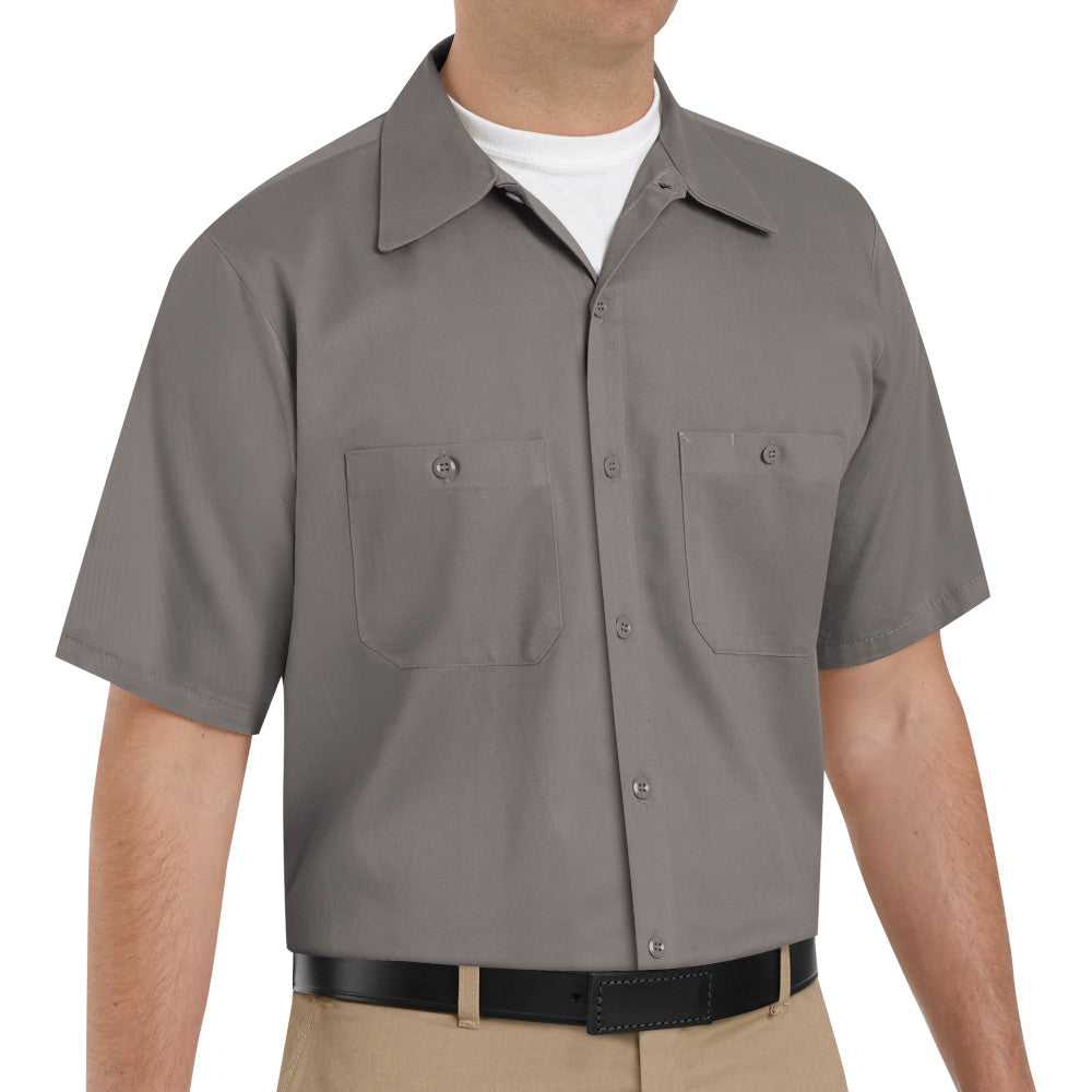 Camisa de Trabajo de Algodón Resistente a las Arrugas Manga Corta Red Kap SC40
