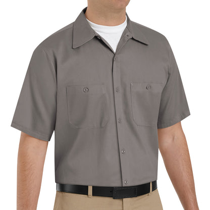 Camisa de Trabajo de Algodón Resistente a las Arrugas Manga Corta Red Kap SC40