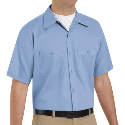 Camisa de Trabajo de Algodón Resistente a las Arrugas Manga Corta Red Kap SC40