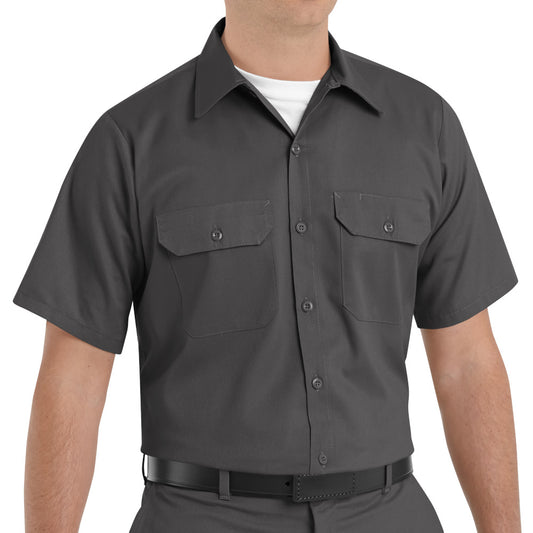 Camisa de Uniforme Utilitaria Manga Corta Hombre Red Kap ST62