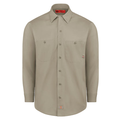 Camisa Industrial Manga Larga Hombre Dikcies L535