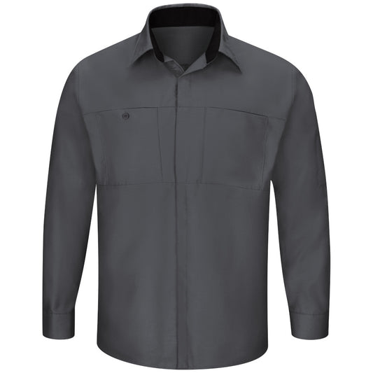 Camisa de Taller de Alto Rendimiento Oilblok Manga Larga Red Kap SY32