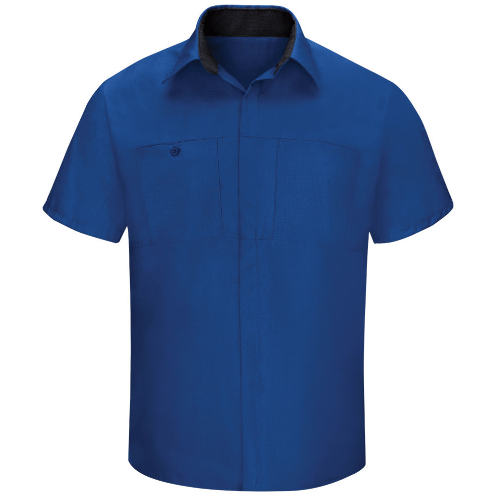 Camisa de Taller de Alto Rendimiento con Oilblok Manga Corta Red Kap SY42
