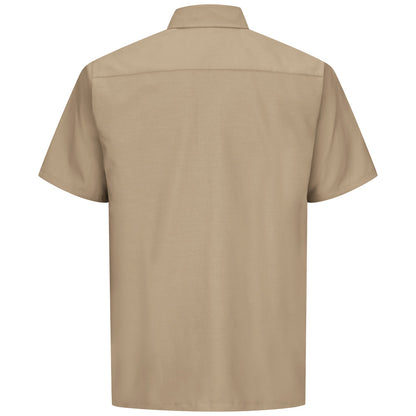Camisa Lisa Manga Corta Ripstop Hombre Red Kap SY60